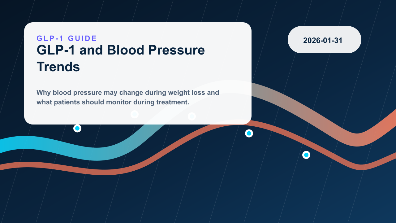 GLP-1 Medications and Blood Pressure Trends editorial illustration