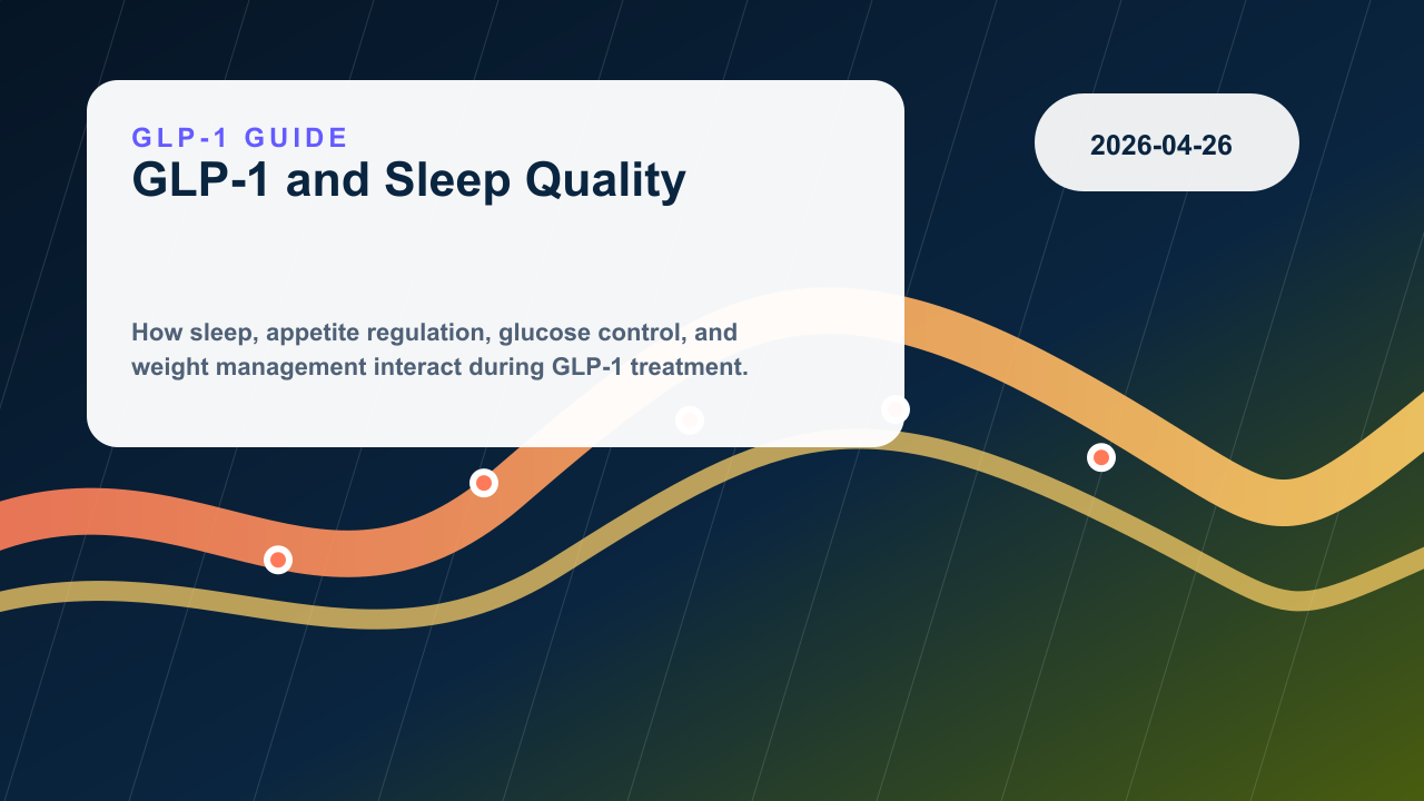 GLP-1 Medications and Sleep Quality editorial illustration