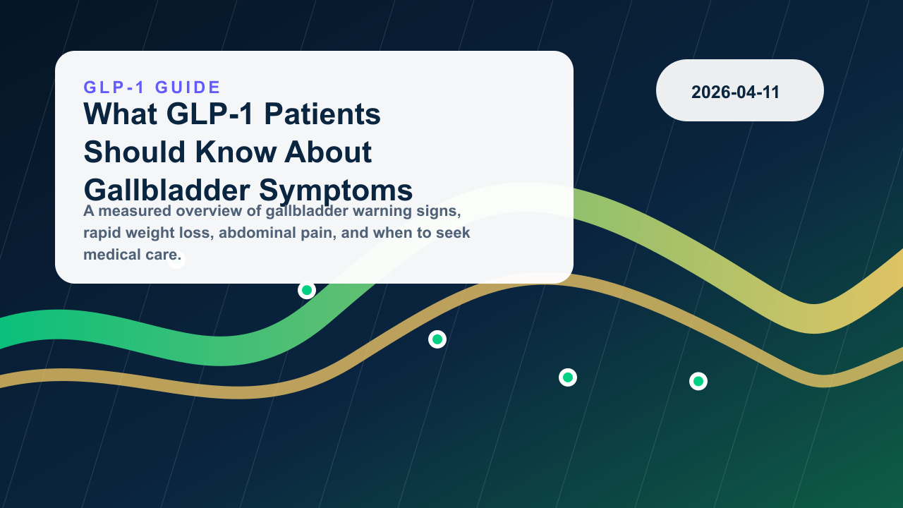 What GLP-1 Patients Should Know About Gallbladder Symptoms editorial illustration